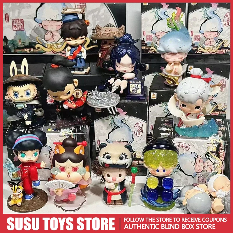 

POP MART Matchless 14th Anniversary Series: Коллекционные фигурки-сюрпризы Kawaii Anime, милые модели для декора рабочего стола