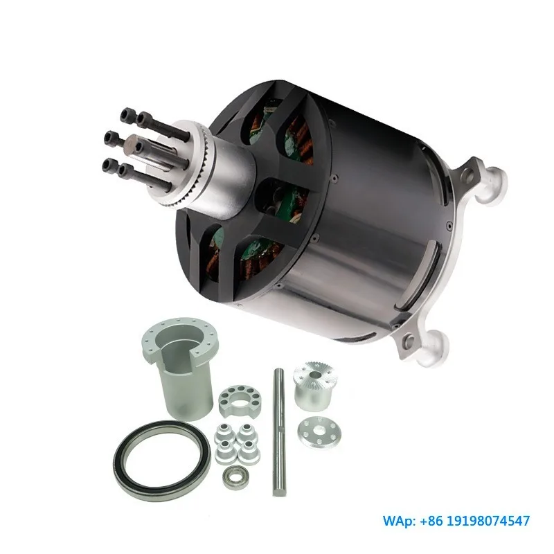12090 80KV Watercooling Brushless Motor 40KG Thrust For Electric Paramotor