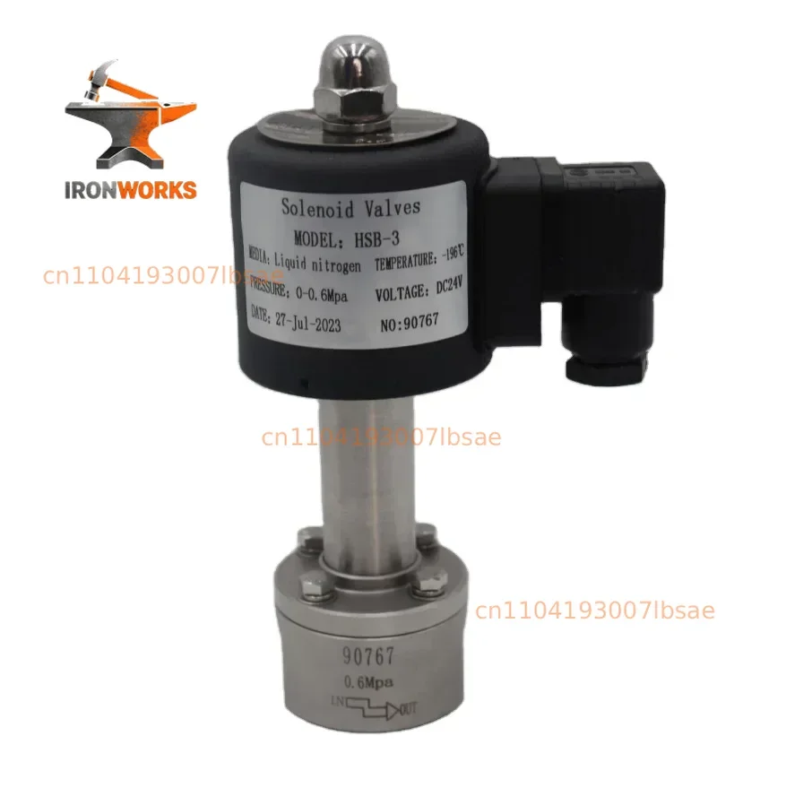 1/8 Inch Low Temperature Solenoid Valve for Liquid Nitrogen Hot Sales Industrial Control Valve