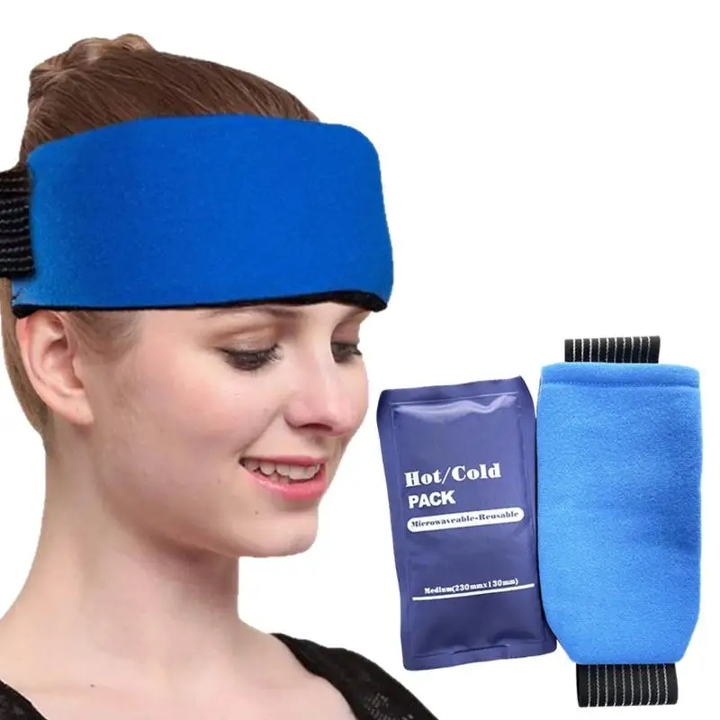 Soft Gel Ice Pack Adjustable Elastic Strap Hot Cold Compress for Shoulder Back  Reduction