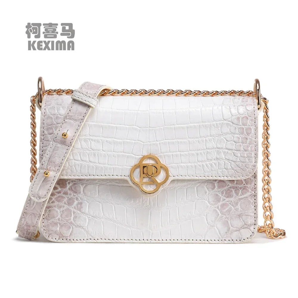 

afanzhe crocodile Female bag trend fashion Single shoulder bag Casual women messenger bag women flap crocodile leather new