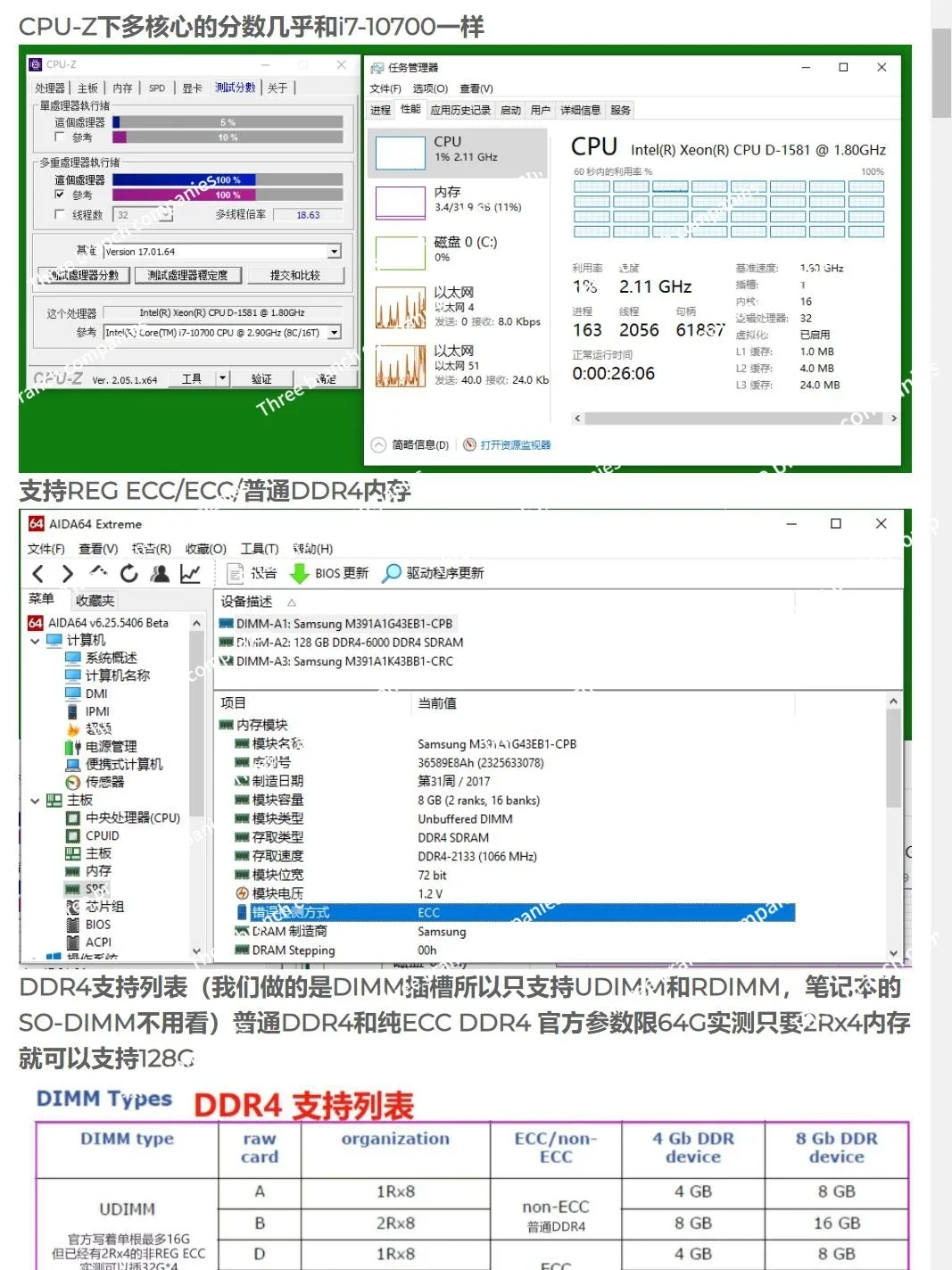 D-1581 DDR4 3 2.5G NAS Server Mainboard