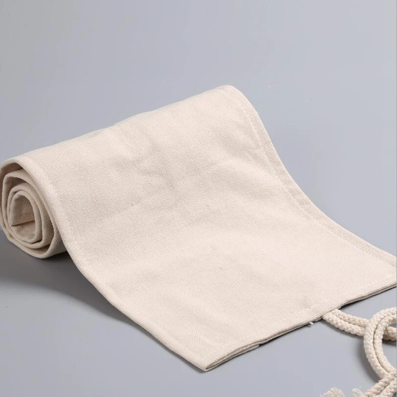 กระเป๋าดินสอม้วนกล่องใส่ดินสอไปโรงเรียนผ้าแคนวาสแบบมีรูขนาด36/48/72รูสำหรับเด็กผู้หญิงเด็กผู้ชายกล่องกระเป๋าดินสอแบบพกพาขนาดใหญ่อุปกรณ์เครื่องเขียน