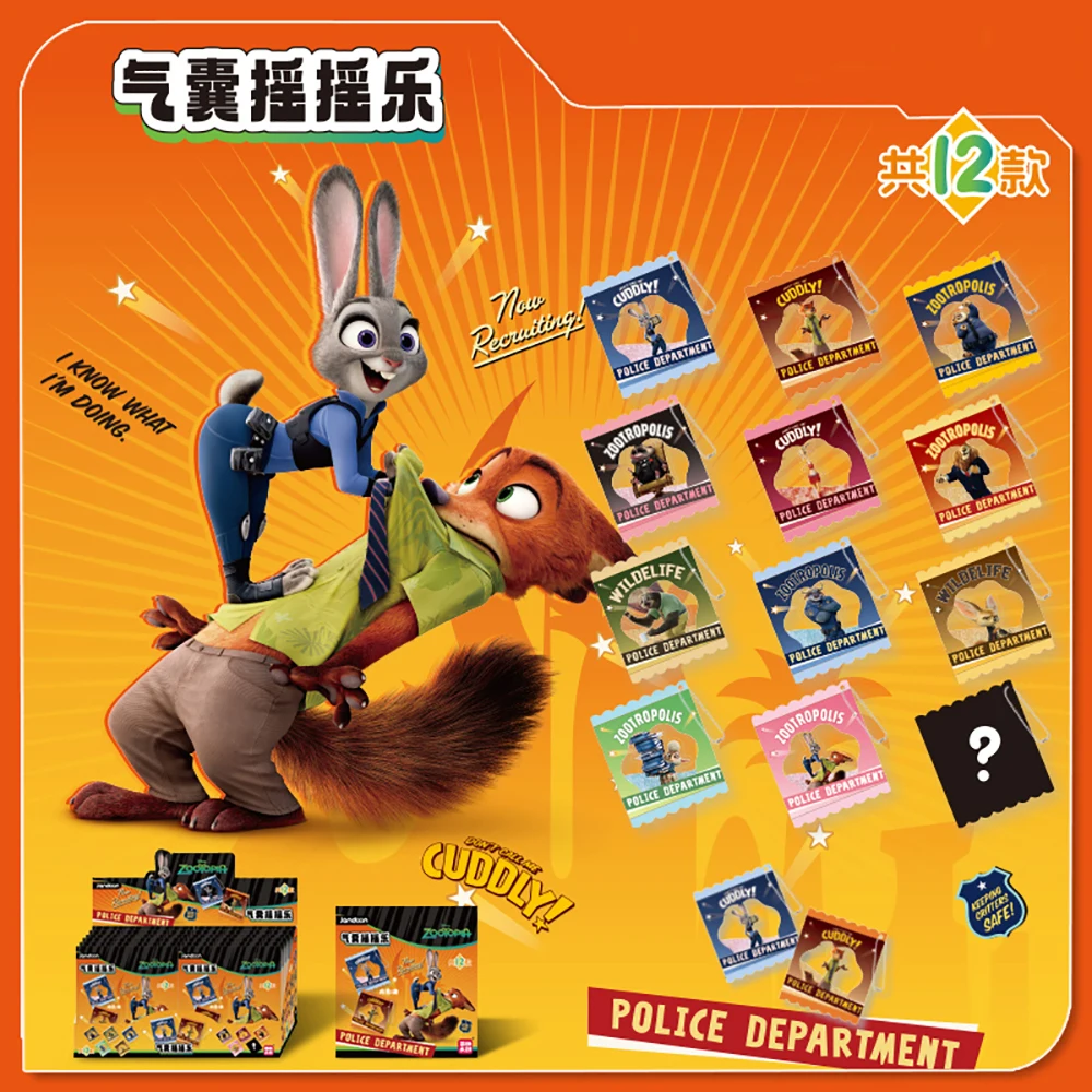 JANDOON Zootopia Acrylic Shaker Blind Box Judy Hopps Flash Collectibles Anime Peripherals Toys Hadiah Liburan yang Sempurna