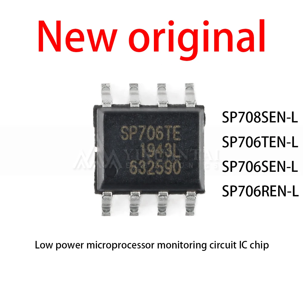 10Pcs/Lot New original SP708SEN-L SP706TEN-L SP706SEN-L SP706REN-L SOP-8 low-power microprocessor monitoring circuit IC chip