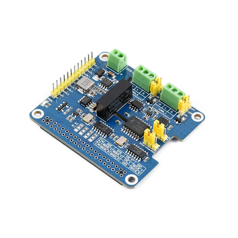 Dual-channel CAN bus expansion board for Raspberry Pi, supports CAN FD, isolated design, SPI interface