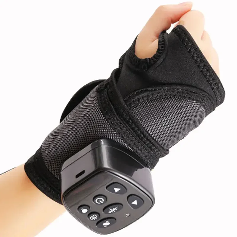 Multi-Function Heated Wristband with Air Pockets Vibration Wristband Meridian Physiotherapy Instrument Relieve Wrist Pain