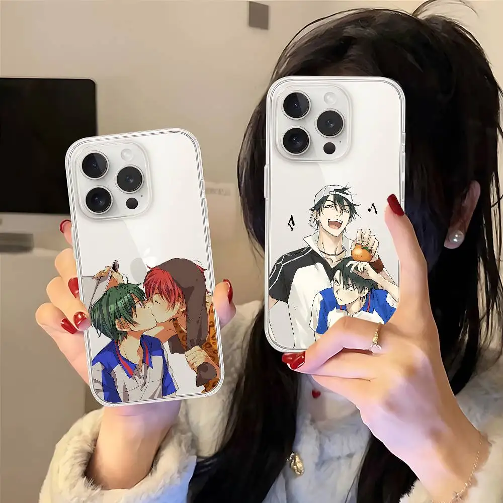 

Чехол для телефона Prince Of Tennis для iPhone 17, 16, 15, 14 Plus, 13, 12, 11 Pro Max, задняя крышка для телефона, прозрачный противоударный чехол