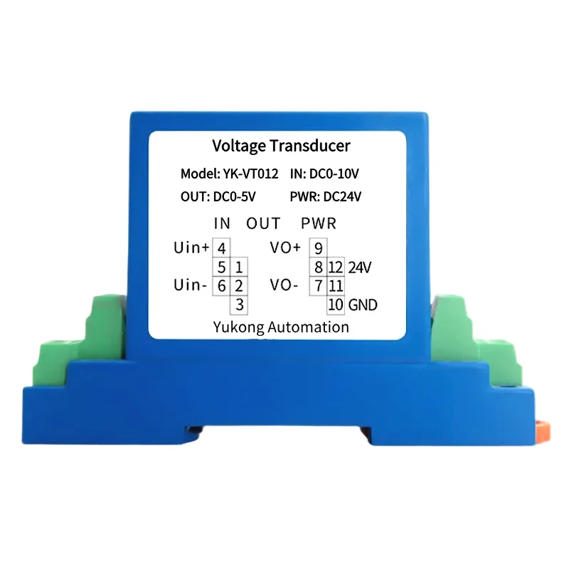AC 0-1000V DC 0-1500V Measurements YK-VT012 Voltage Transducer with High Stability and Fast Response for Accurate