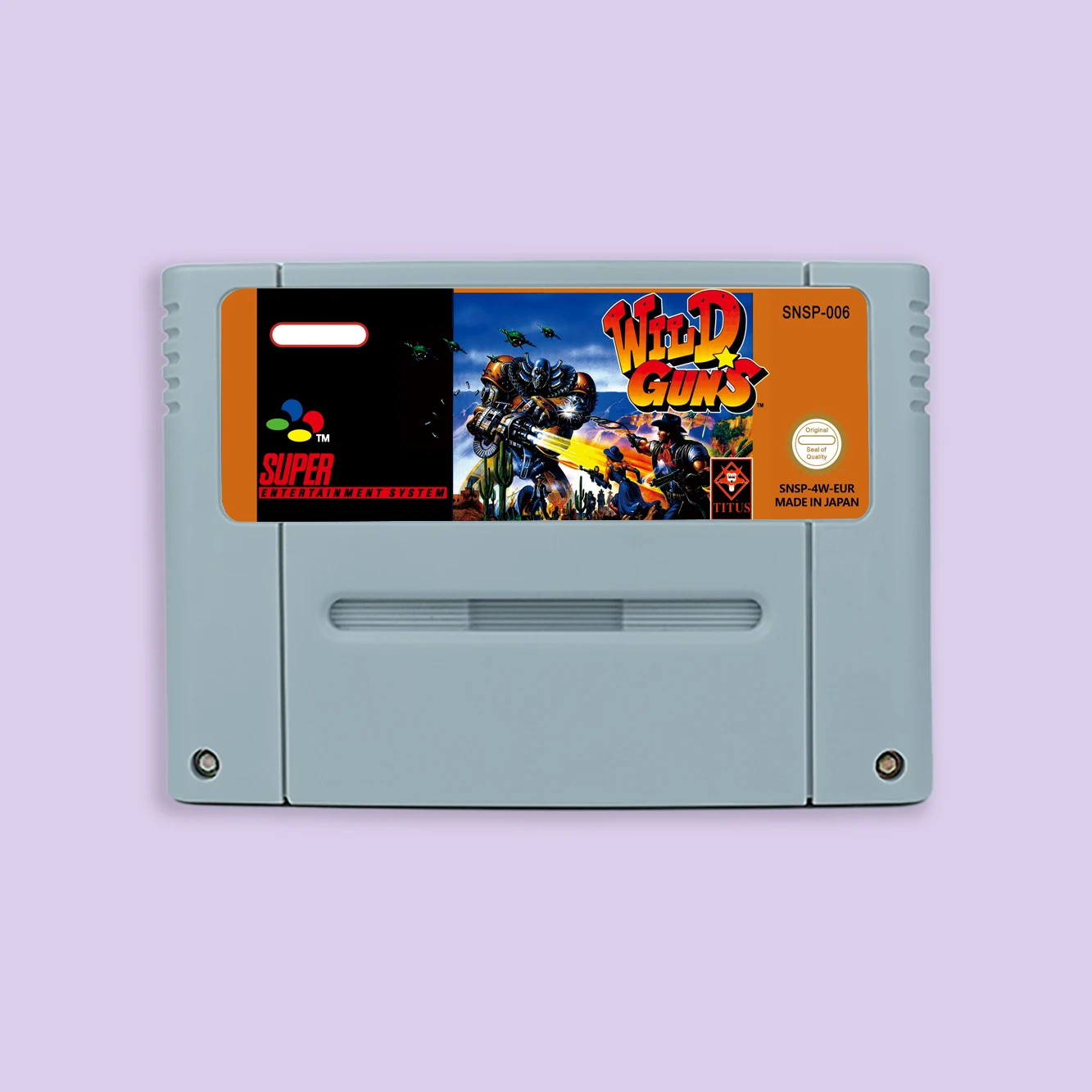 لعبة عمل البنادق البرية لـ SNES ، بطاقة واحدة 16 بت ، خرطوشة لوحات ألعاب الفيديو ، الولايات المتحدة الأمريكية NTSC ، EUR ، PAL