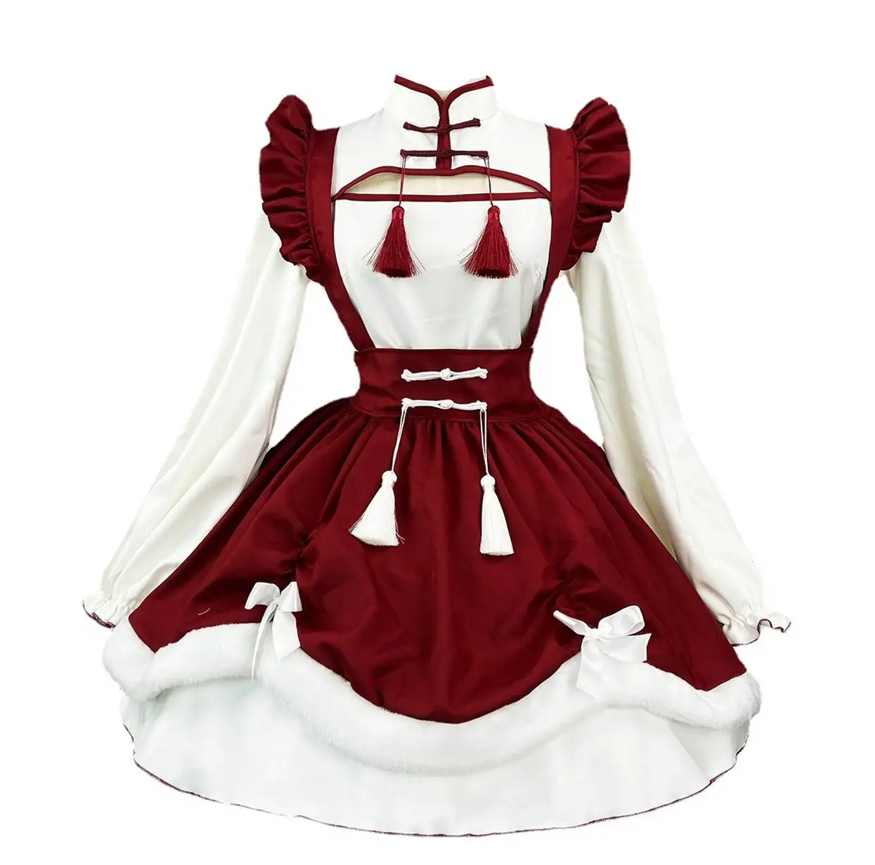 

Extra Large Size Women's Red Dr 200 Pou New Year Sle Slimming Effect Ladies Faion Big Size Winter Collection