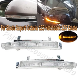 PMFC Side Turn Signals Light Car Rearview Mirror Led For Skoda Octavia Superb 2009 Side Wing Repeater Indicator Lamp 3T0949101