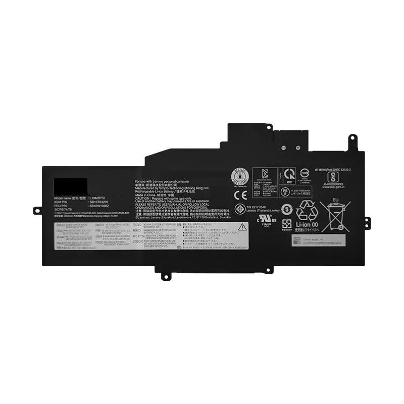 

new 11.58V L19M3P73 Battery L19C3P71 L19M3P72 for ThinkPad X1 Nano Gen 1st