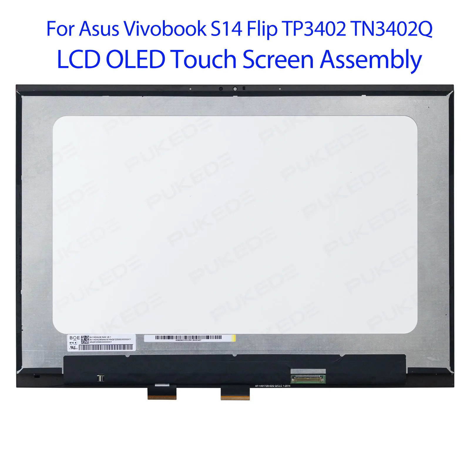 14.0'' FHD 1920x1200 LCD Touch Screen Digitizer Assembly For Asus Vivobook S14 Flip TP3402 TN3402Q