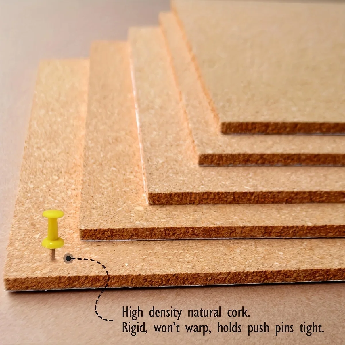 30 سنتيمتر/11.8in مربع فرملس لوحة الفلين ذاتية اللصق ديكور صور جدار عرض إشعار لوحة إبرية لديكور مكتب المنزل