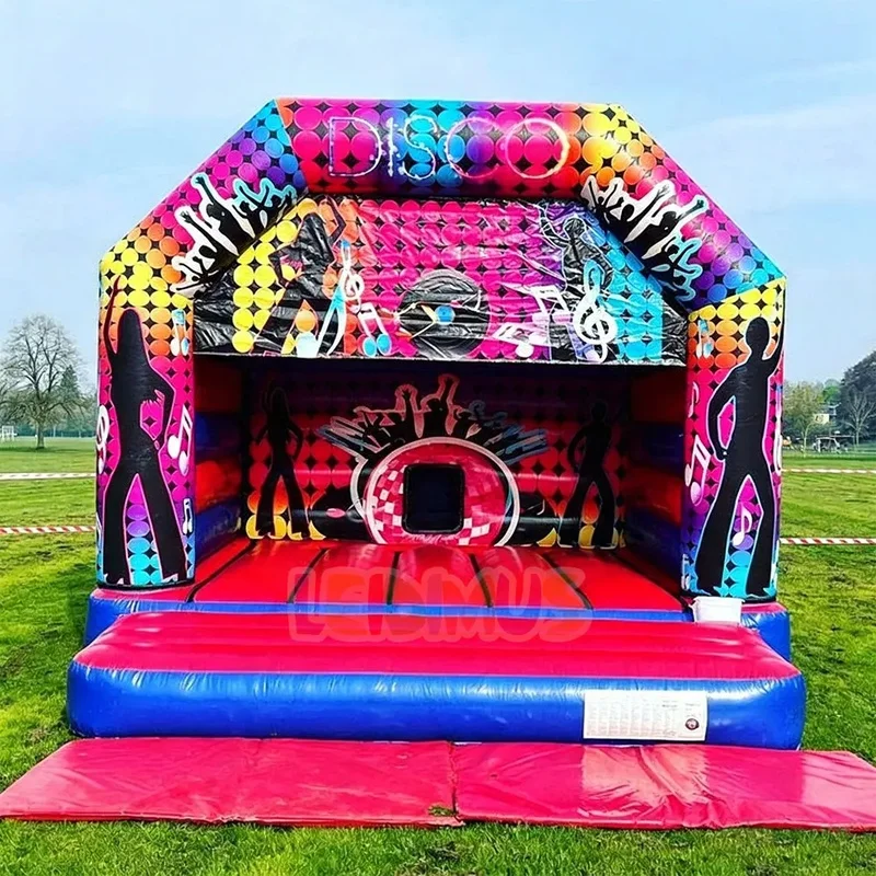 Disco Bounce House Jumping Castle for Kids Adults Inflatable Bouncer Tiktok Bouncy Castle Party Rental