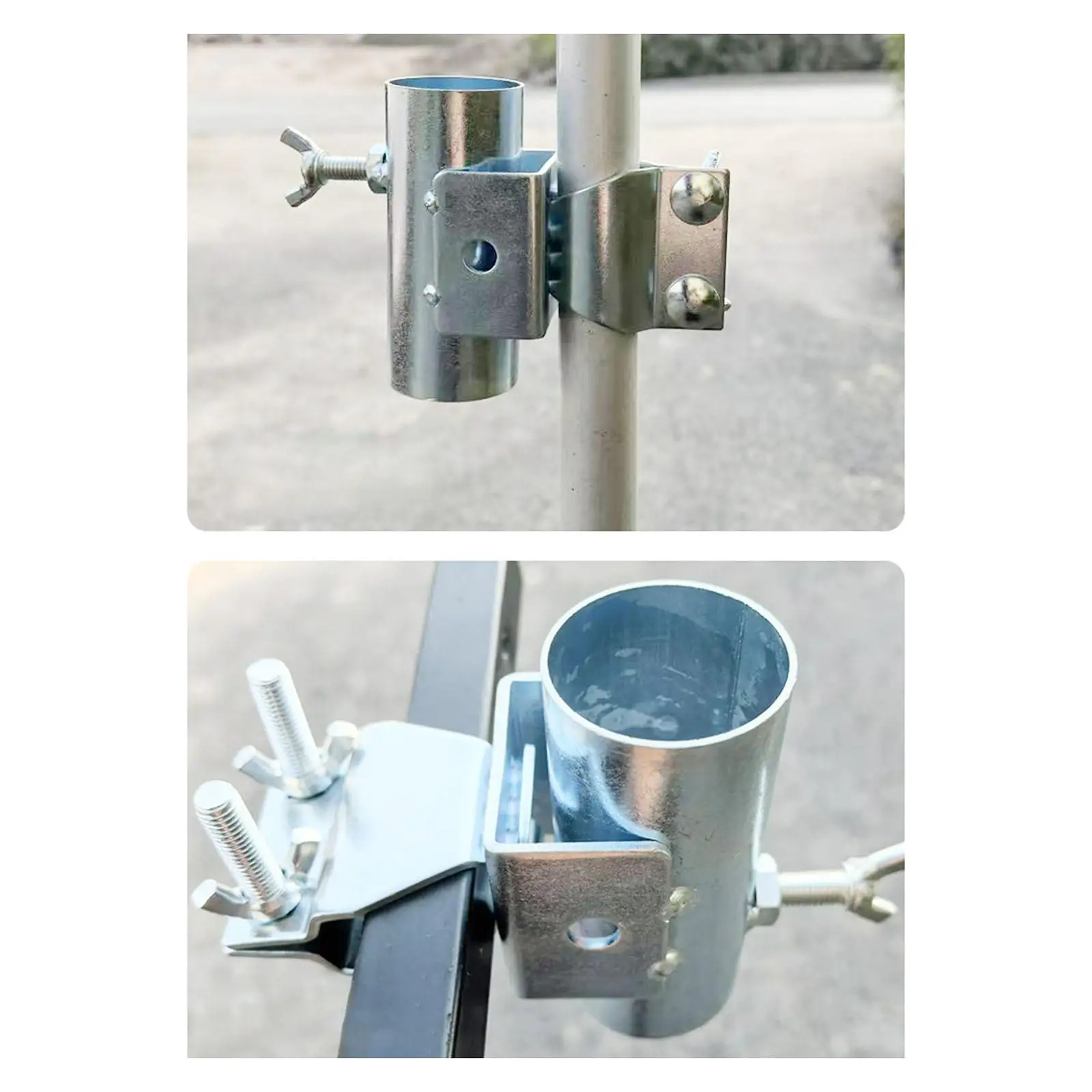

Outdoor Umbrella Holder Clamp Adjustable Parasol Clip for Garden Umbrella Stand Balcony Terrace Support