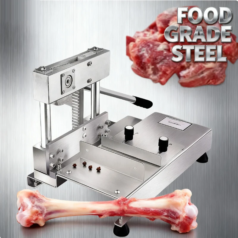 ماكينة تقطيع عظام اللحوم اليدوية ماكينة قطع الأضلاع ماكينة منشار العظام