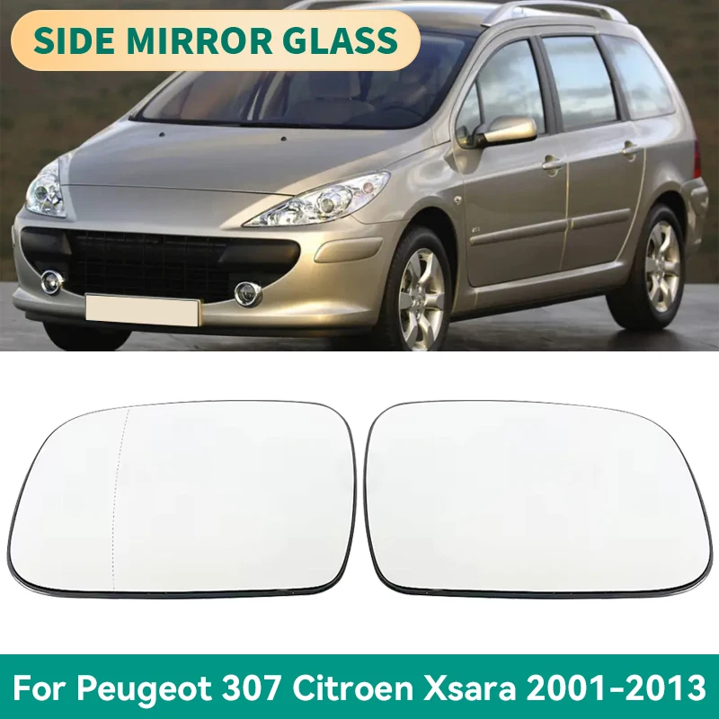 

Выпуклое боковое зеркало с подогревом для PEUGEOT 307 3E 3H 2001-2008 407 2004-2008 для Citroen c-elysee 2008-2013 Xsara 8151GX