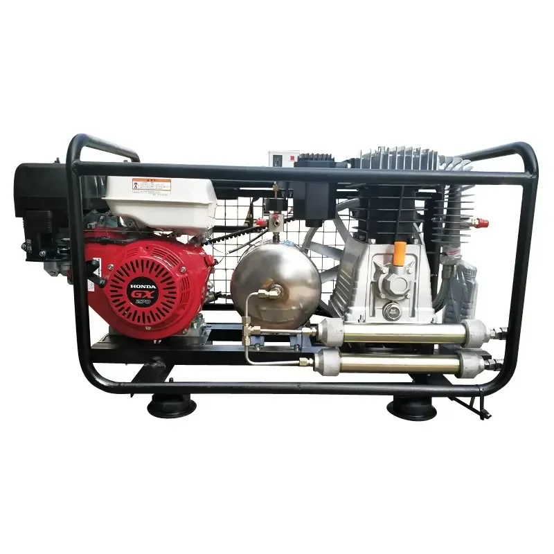 SCU90P Petrol Power Oil Less Diving Air Compressor 20cfm 550L/min with Hoses