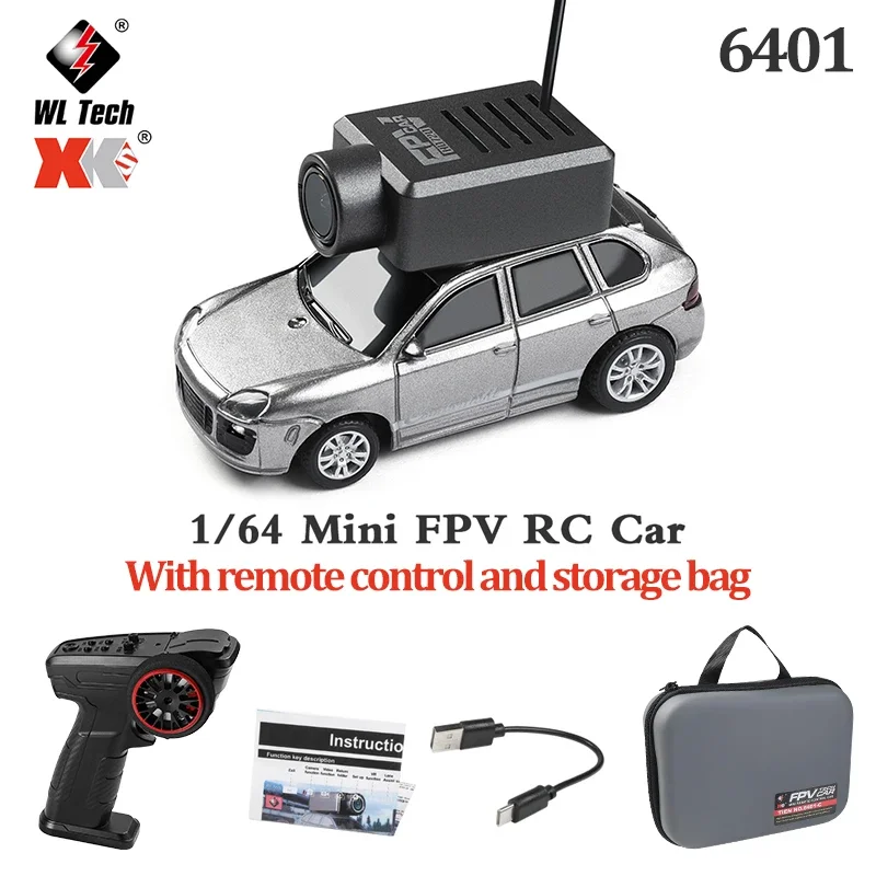 1:64 WLtoys 6401+Mini RC Car+2.4G Auto Matching+720P FPV Camera+WiFi APP Control+Full Proportional Drift+Racing Toy 2026 New Y2k