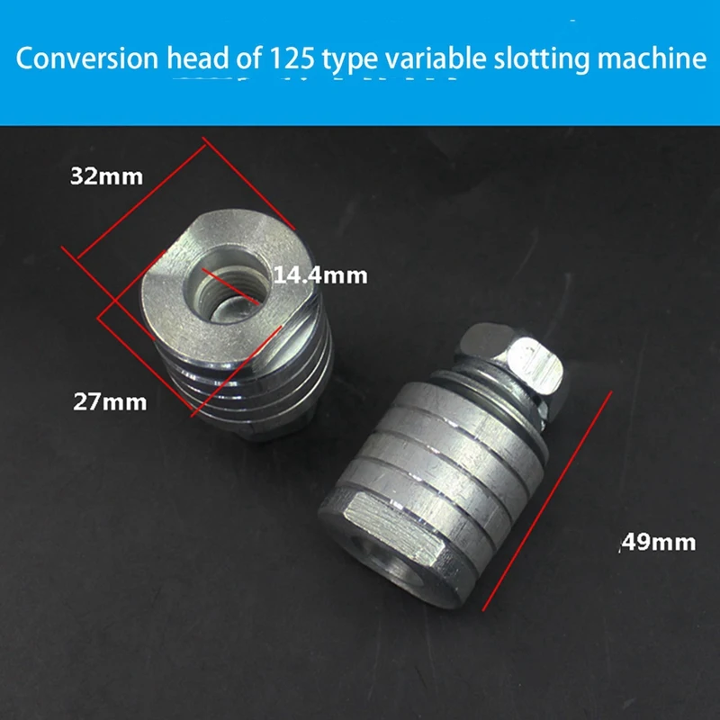 2X Angle Grinder To Grooving Machine Adapter, M14 Converter Screw Drill Adapter For Modification Grooving Of Wall Tiles