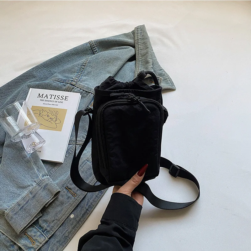 Trendy Waterproof Crossbody Bag for Yoga Running Sports Outdoor Portable Bottle Phone Shoulder Pack