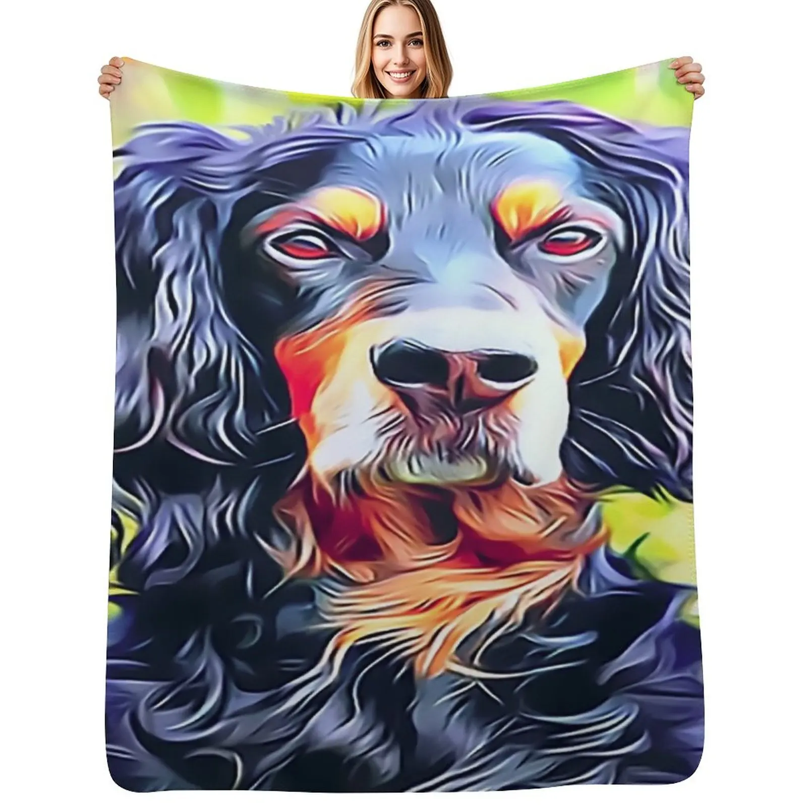 Gordon Setter Throw Blanket sofa bed For Baby Moving For Decorative Sofa Warm Luxury St Blankets