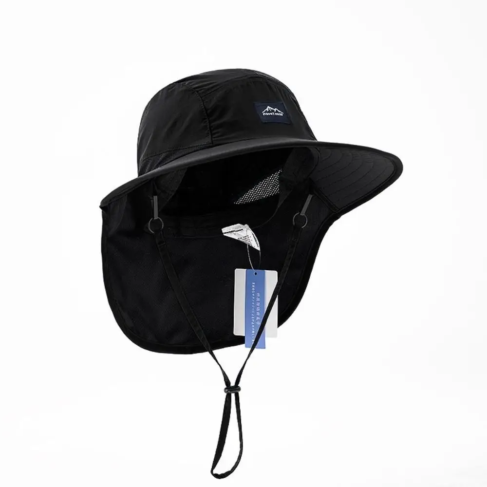 New Bucket Hat Fisherman Hat Wide Brim Sunscreen Cap Hiking Hats Sun-Shade Quick-Drying Fishing Caps