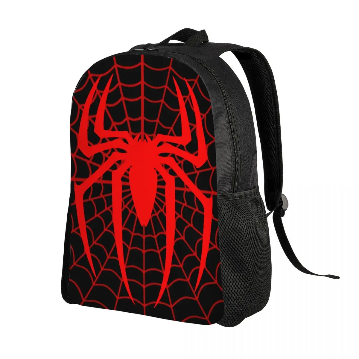 Spiderman Cartoon Superhero Mochila para Homens e Mulheres, Saco escolar resistente à água, Bookbag de impressão personalizado