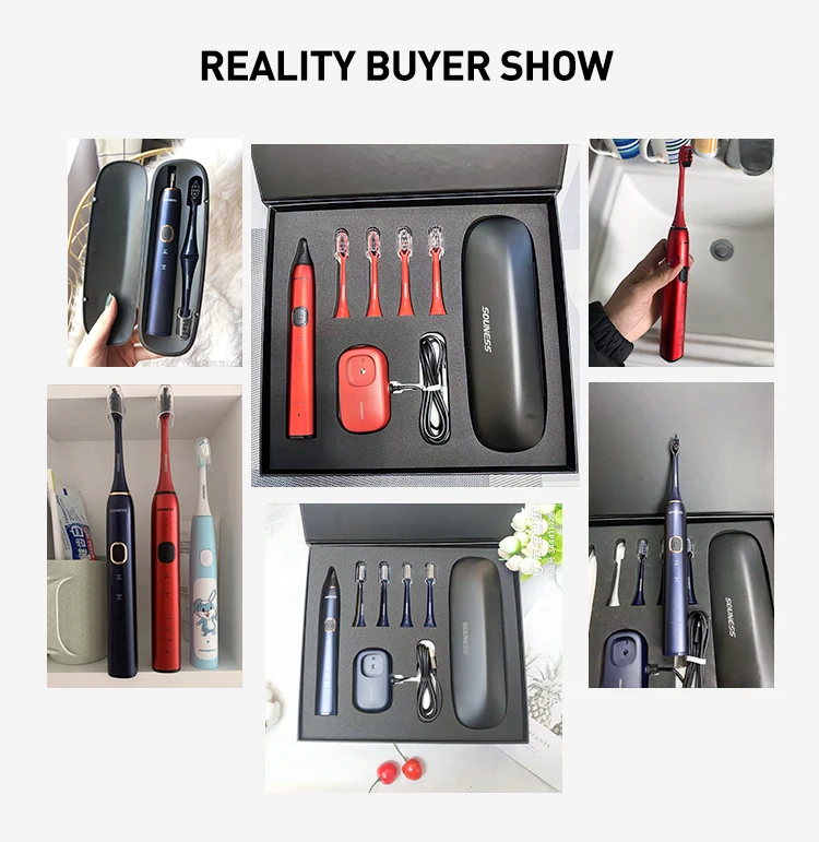 Private Label op maat gevormde Type C zelfreinigende Sonic extra zachte slimme elektrische tandenborstel tandenborstel