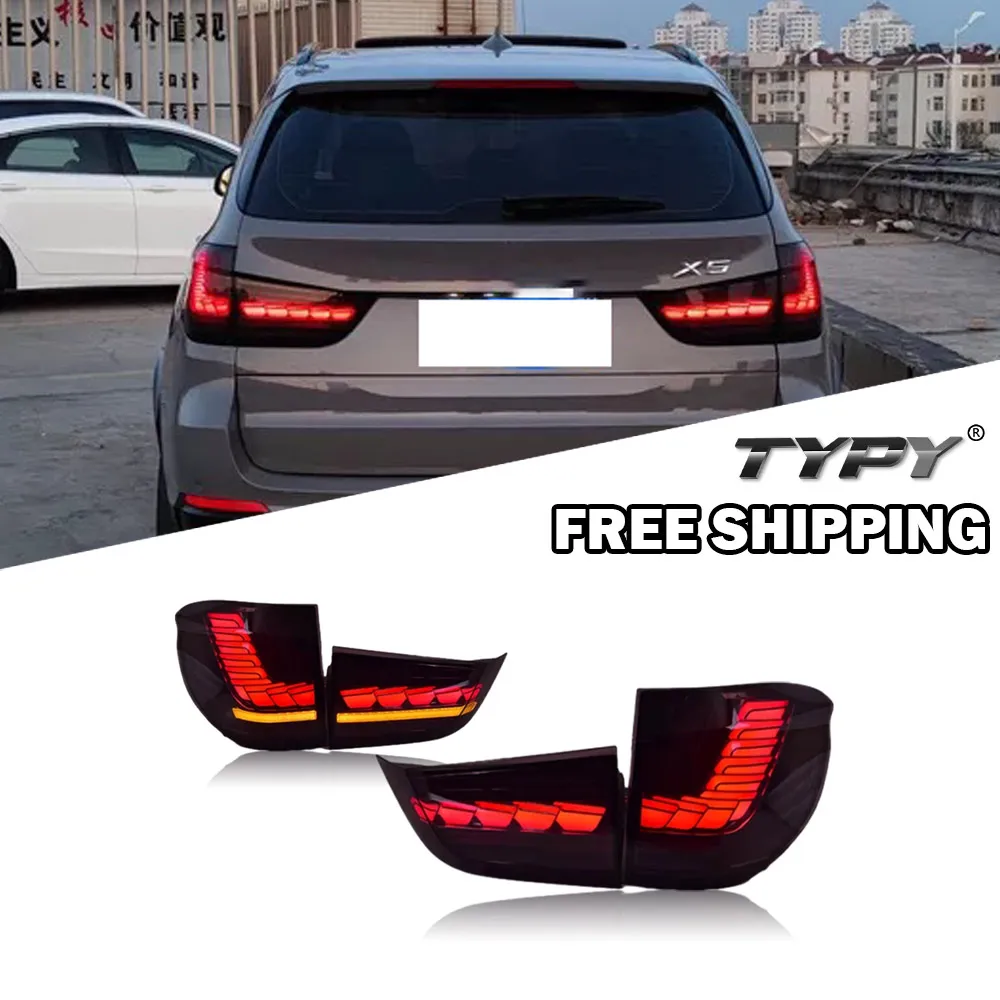 

TYPY Car Tail Lamps For BMW X5 F15 2014-2018 Upgraded LED Taillights Dynamic Turn Signal Lamp Brake DRL Car Accessories