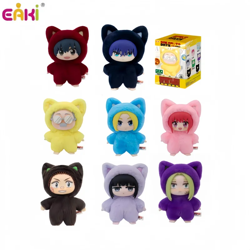 Горячая подлинная Kawaii Sakamoto Days Kitty Paradise Party Series слепая коробка Mystery Box аниме игрушка украшение комнаты Рождественский подарок