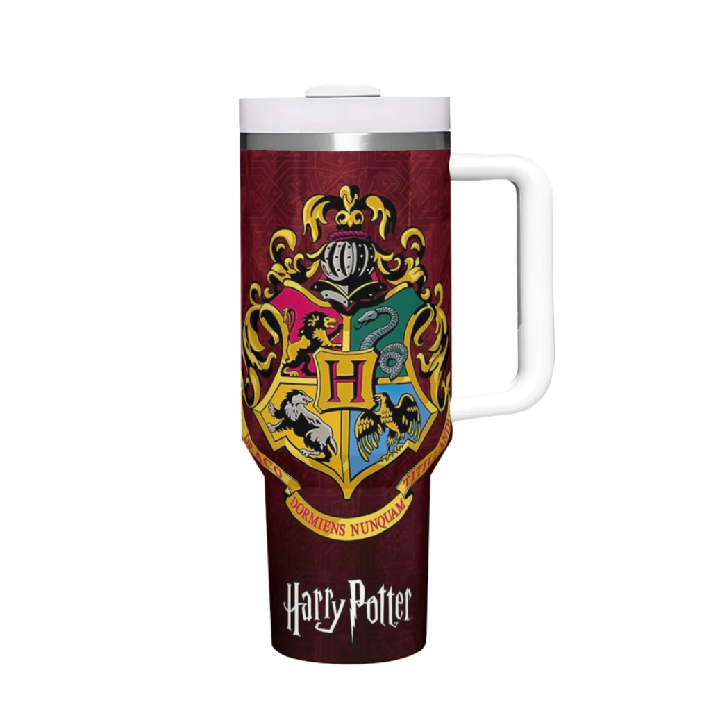 Harry Potter 40 oz Tumbler with Handle and Straw Lid Stainless Steel Insulated Tumblers Travel