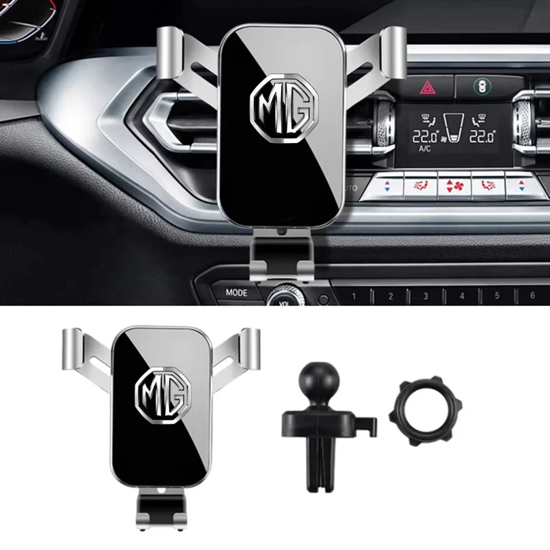 Car Air Vent Phone Holder ABS Fixed Stand Automobile Accessories Compatible MG ZS GS MG5 MG6 MG7 MG3 GT Gundam 350