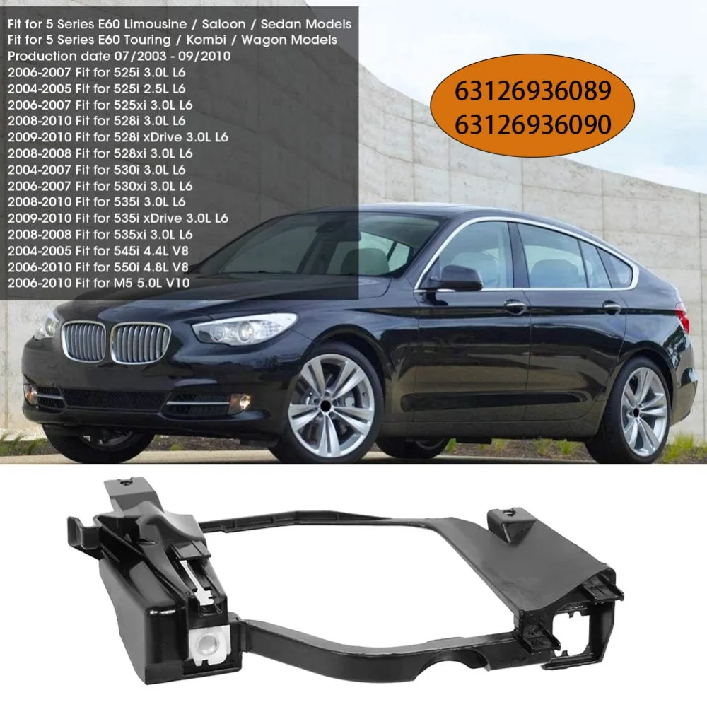 Car Headlight Bracket 63126936089 63126936090 Replacement  for BMW 5 Series E60 E61 525i 528Xi 530i Interior Accessories