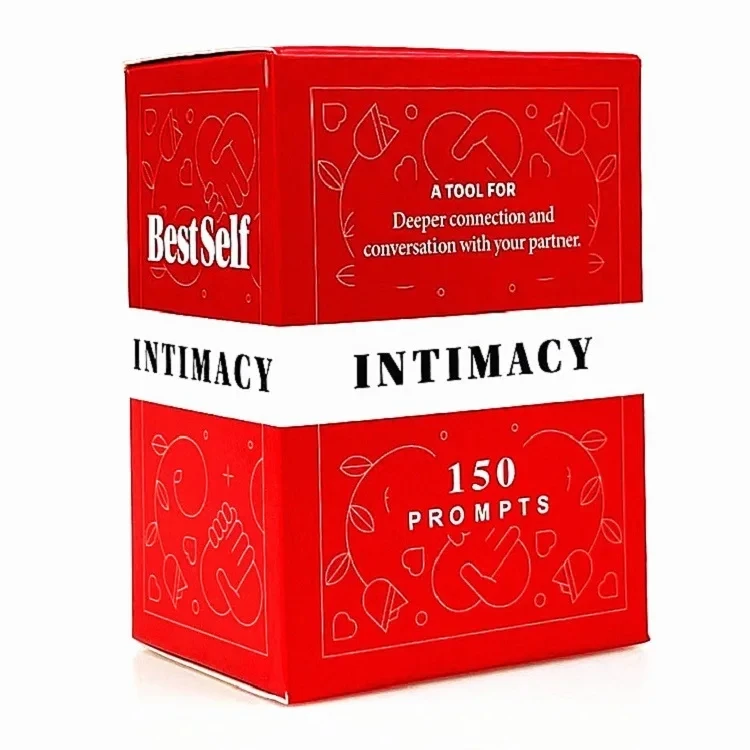 Icebreaker Deeper BestSelf Talk Game Deck,Intimacy Conversation Starter Deck, Powerful Tool,Strengthen Relationships Card Game