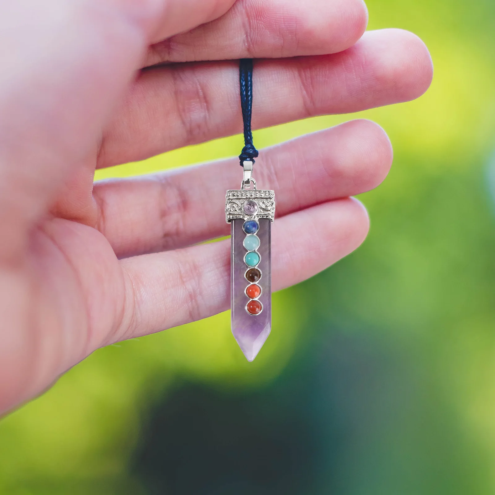 

4 шт., подвеска в виде хрустальной чакры, ожерелье «сделай сам», ювелирный декор, подвеска из натурального камня, креативная форма, модный аксессуар, идея подарка