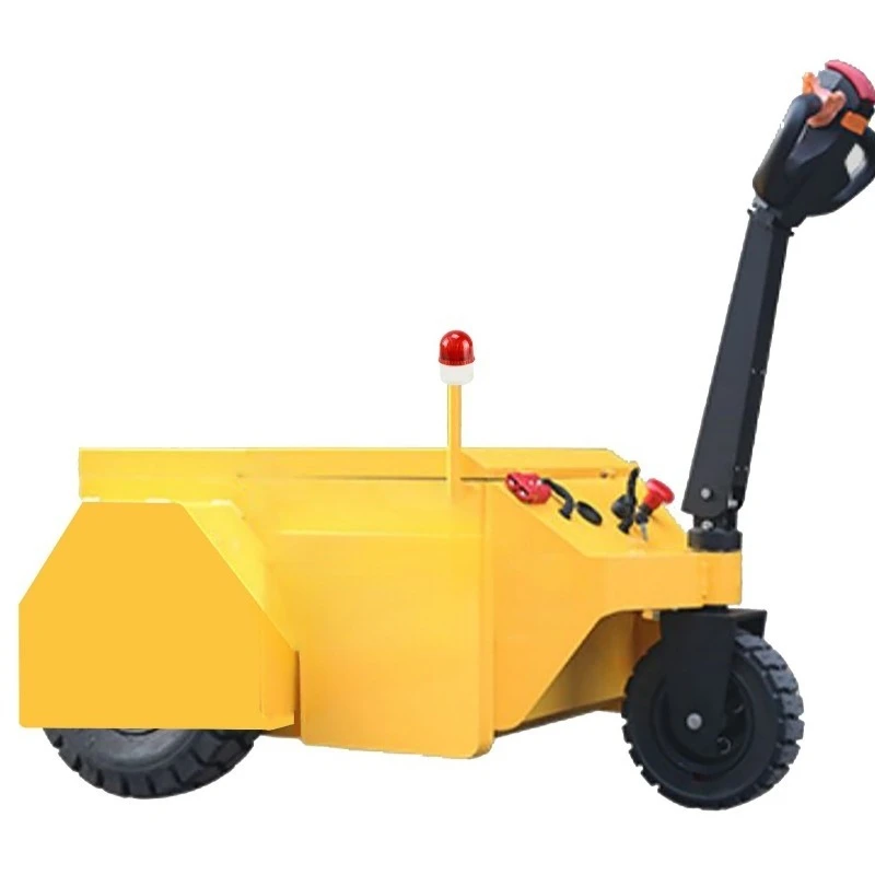 Small electric trailer 1-10T walking tractor flat semi