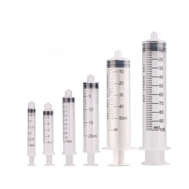 100ml Large Capacity Syringe Reusable Pump Measuring With Tube Feeding Ink Pumping Oil Feeding Enema Glue Hydroponics Syringe