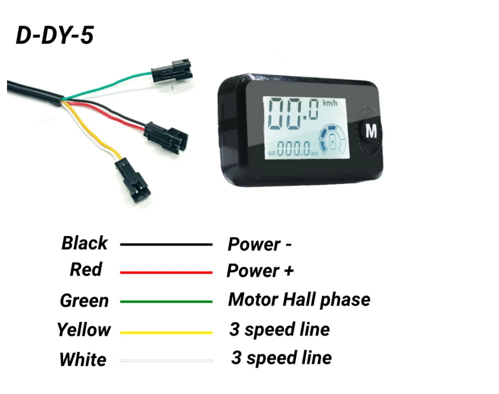 Pantalla LED para patinete eléctrico, medidor de velocidad, tablero de instrumentos, registro independiente, accesorios para bicicleta, 24V, 36V,