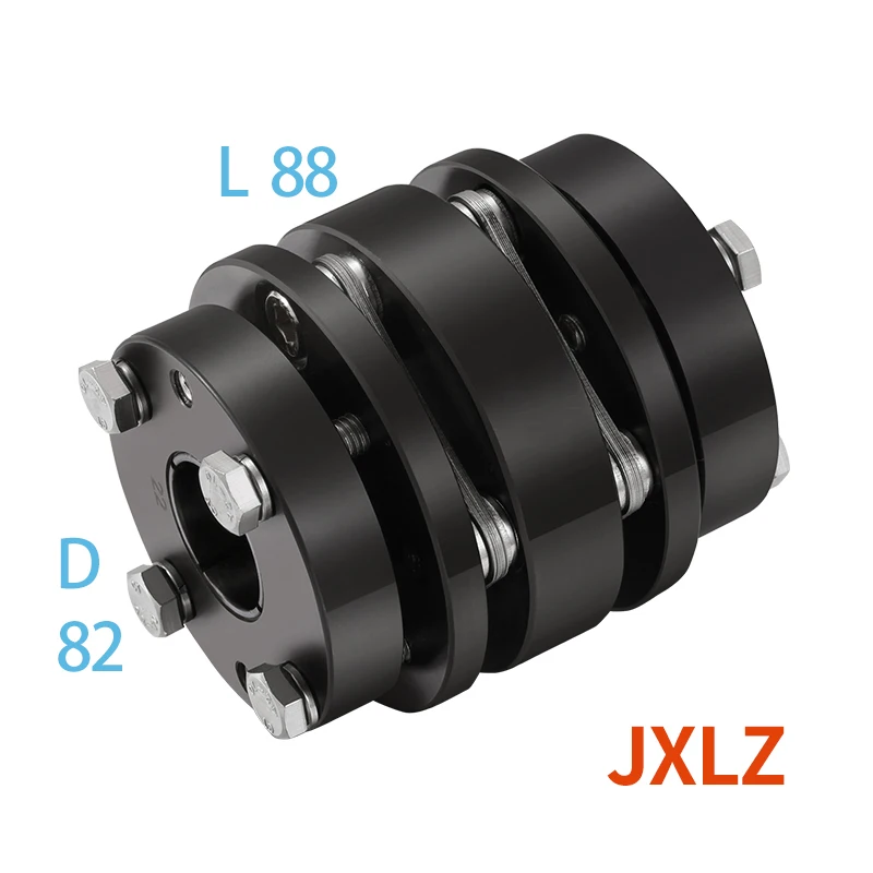 

GLZ45# Steel D82L88 double diaphragm expansion sleeve coupling High rigidity and precision diaphragm torque coupling