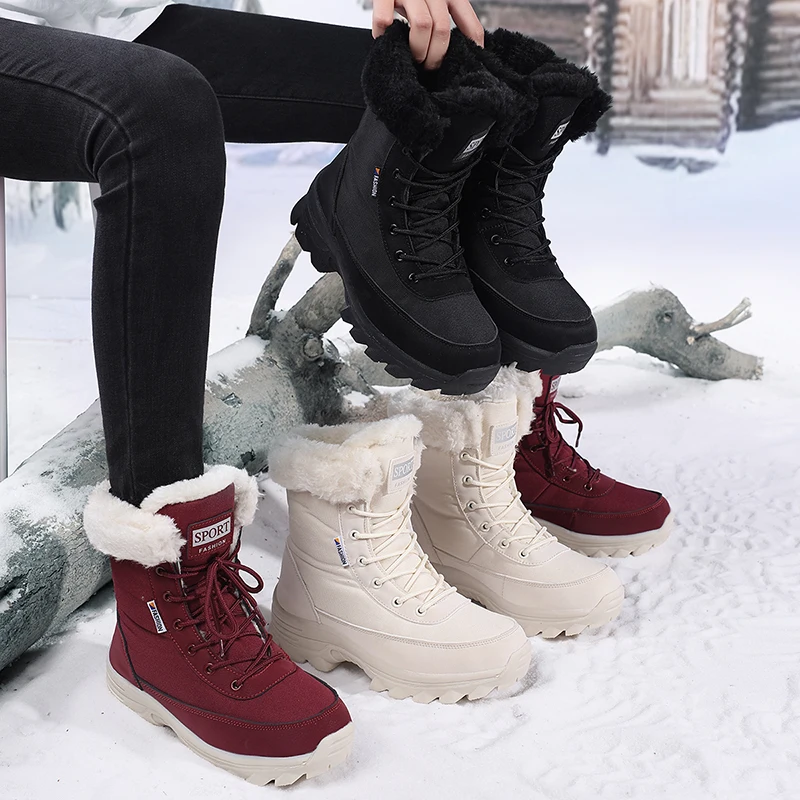 Winter Shoes for Women Designer Luxury Shoes Warm and High Top All Day Comfortable Sports Shoes Hot and Casual Boots for Winter