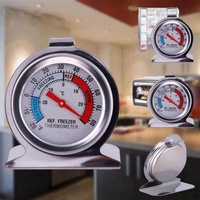 Stainless Steel Refrigerator Freezer Food Meat Thermometer for Oven Microwave BBQ-Accurate Temperature Gauge for Cooking Baking