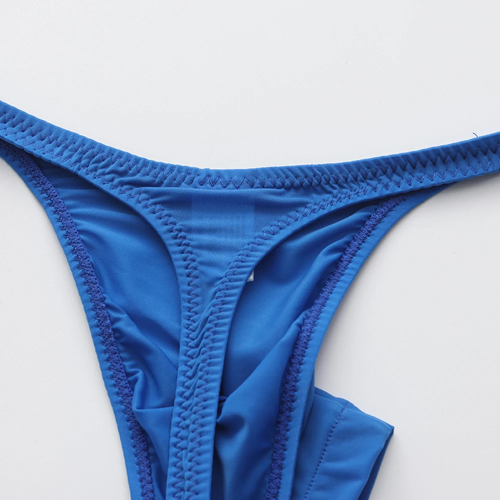 Men Long Open Pouch Sissy G-string Thong Sex Low Rise Sexy Accessories For Men High Elastic Lingerie For MenGay Erotic Underwear
