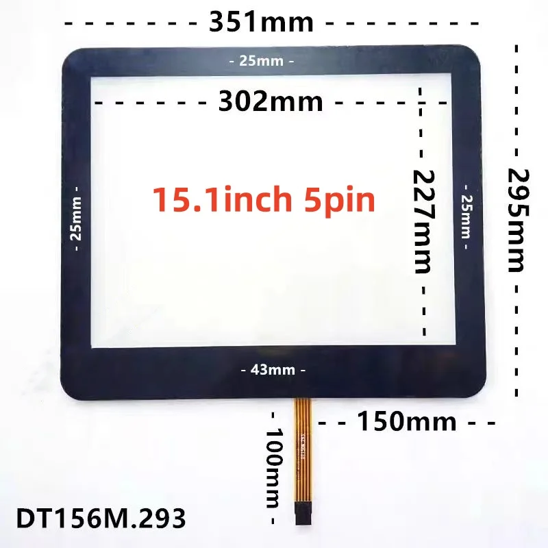 15 Zoll 5-poliger schwarzer Glasrahmen-Touch-Amt Fujifilm HIGGSTEC AD METRO @-Touch VICPAS Green Gtouch ELO 3 m Microtouch-Touchscreen