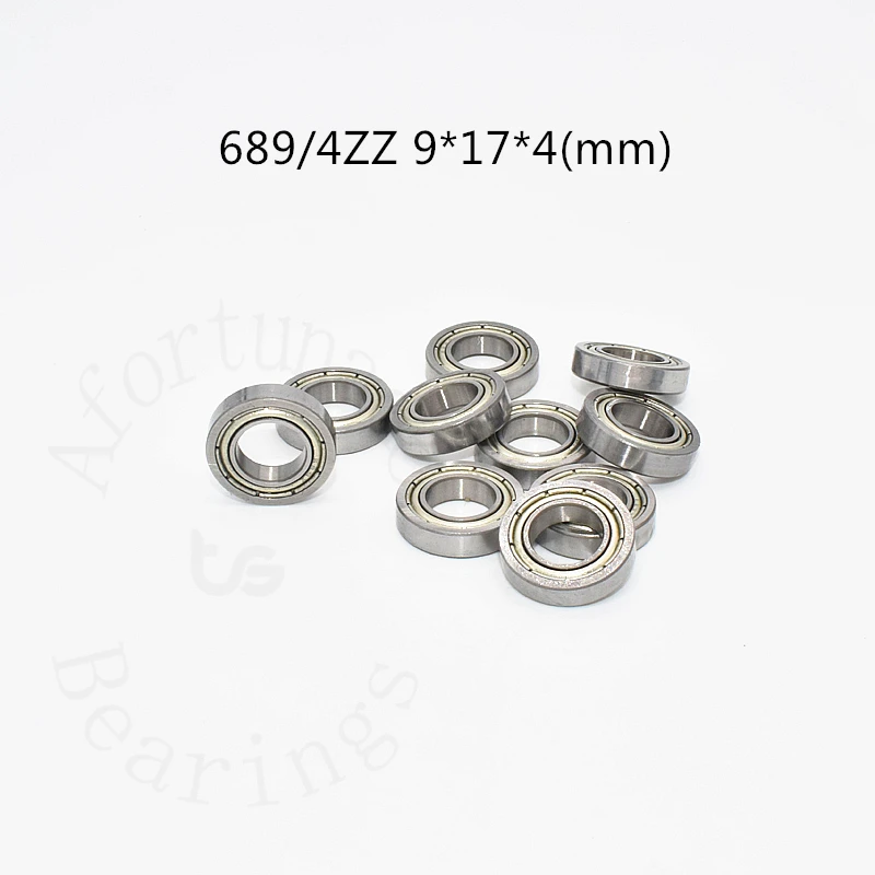 Łożysko 689-4ZZ 689zz 10 sztuk 9 * 17 * 4 (mm) stal chromowana Metal Uszczelnione Części do urządzeń mechanicznych o dużej prędkości