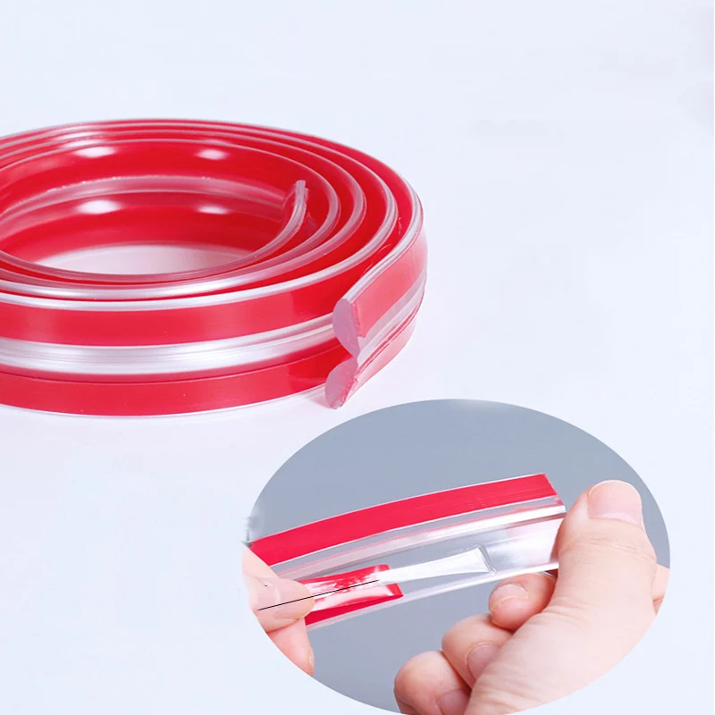 Soft PVC Newborn Baby Safety Corner Protection Strip Guards Bumper Transparent Table Edge Furniture Corner Protectors