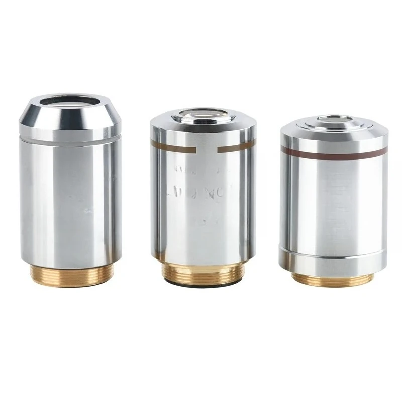 High magnification metallographic microscope accessory 2X/2.5X achromatic metallographic objective lens