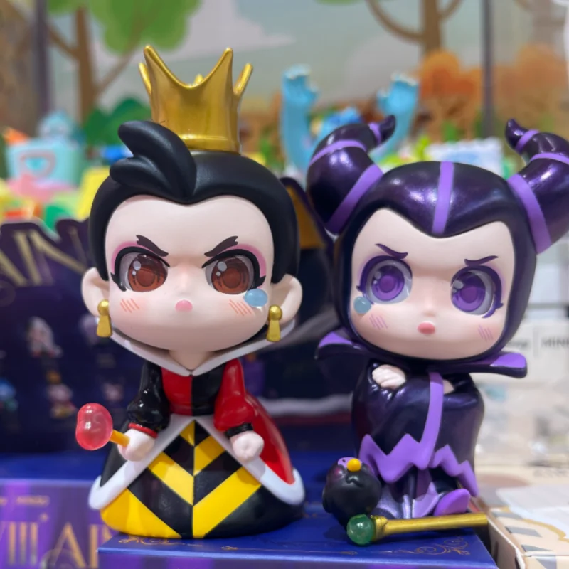 

Miniso Disney, коллекция злодеи, фигурка, коробка-сюрприз, слепая коробка, милая модель игрушки, модное украшение для рабочего стола, подарок для девочки